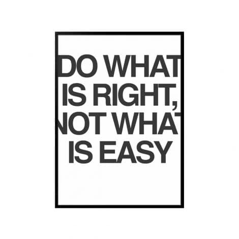 TRANH CHỮ “DO WHAT IS RIGHT”-0