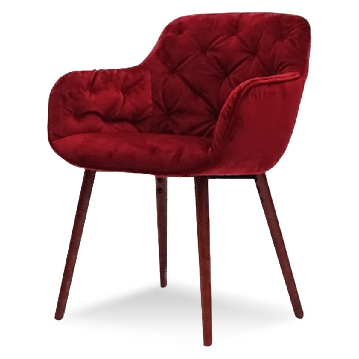 Ethan Dining Chair – Dark Red – 1