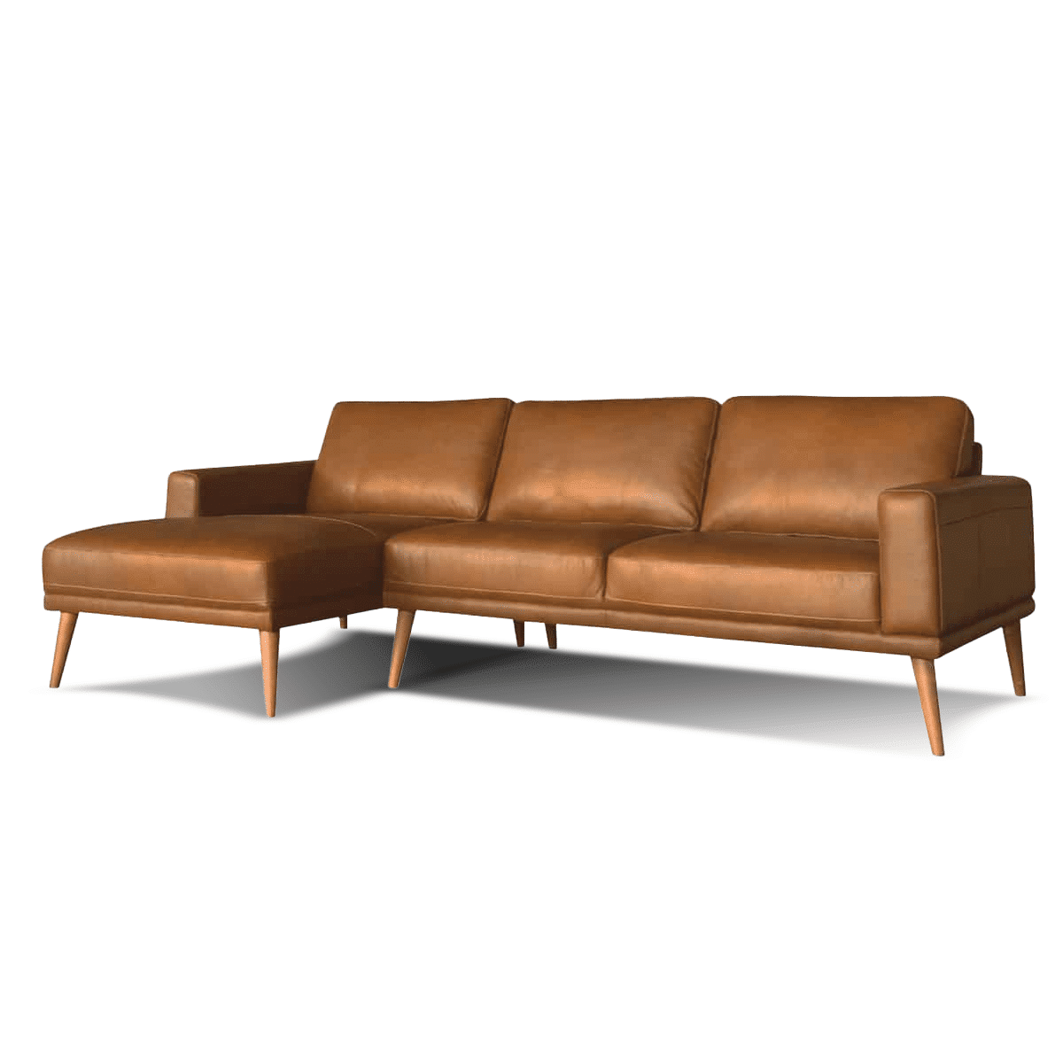 sofa London L - Caramel