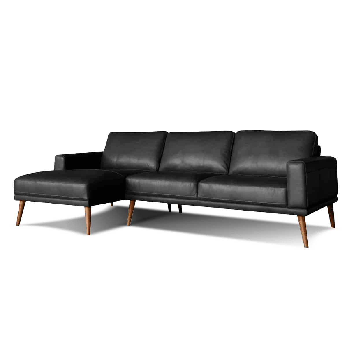 sofa london trái - màu đen