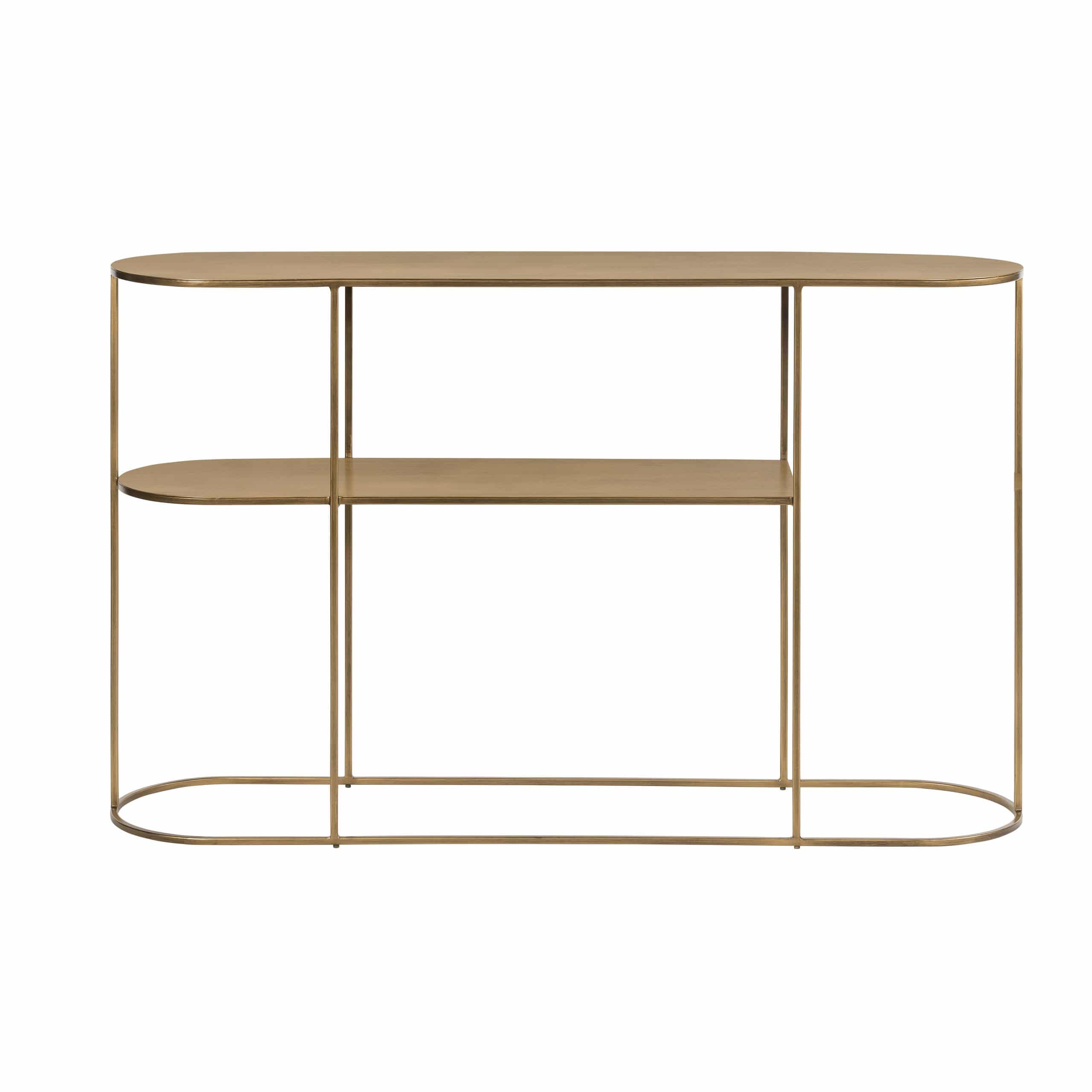 Console Miami Loft Gold 120cm