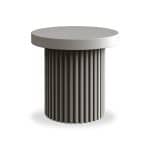 Wave-Side-Table-Grey-Color-ZagoStore