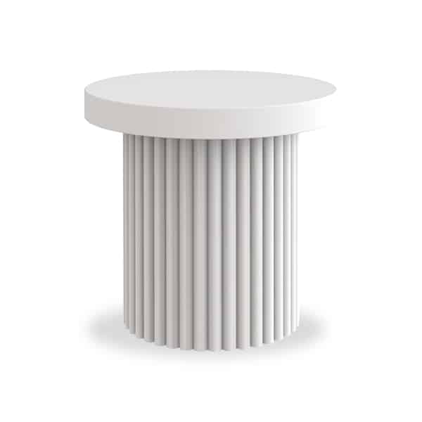 Wave-Side-Table-White-Color-ZagoStore